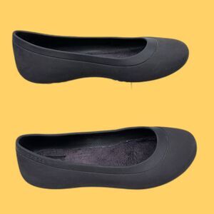 Crocs Shoes Womens 10 Mammoth Lined Casual Slip On Ballet Flats 12456 Brown